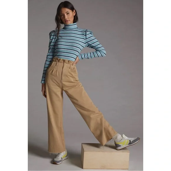 Anthropologie Maeve Puff-Sleeved Turtleneck- SZ XL - NWT - Picture 4 of 10